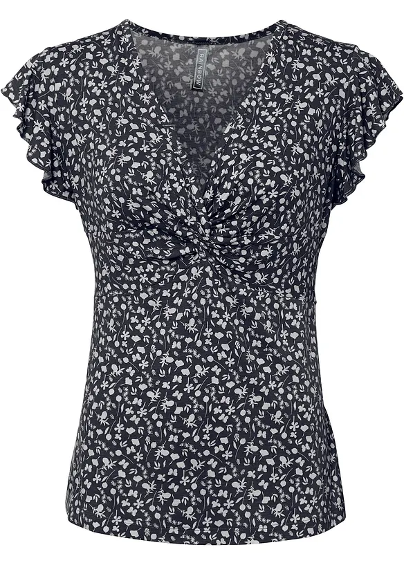 Shirt met viscose, bonprix