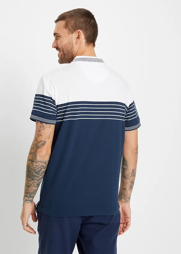 Jersey poloshirt van puur katoen, bonprix