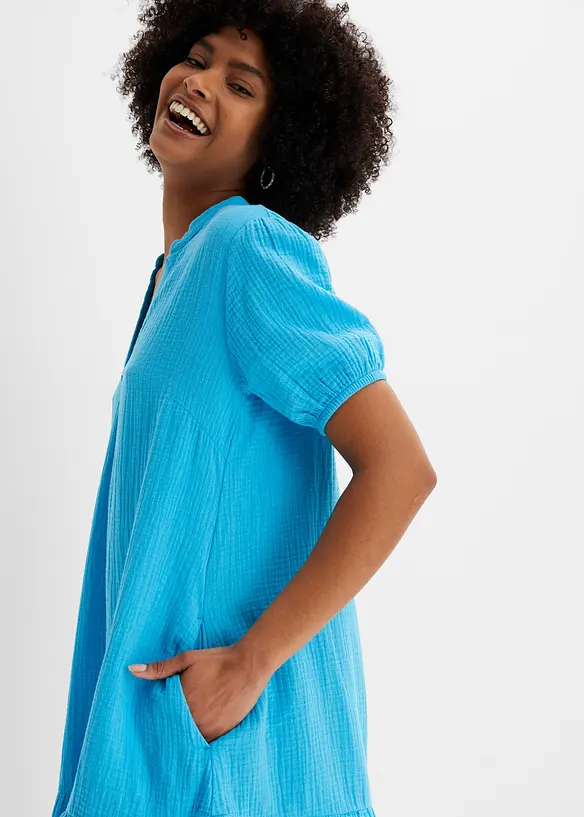 Mini jurk van mousseline, bonprix