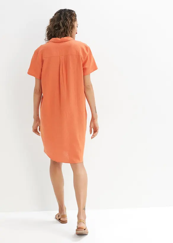 Lange tuniek van luchtige linnenmix, bonprix
