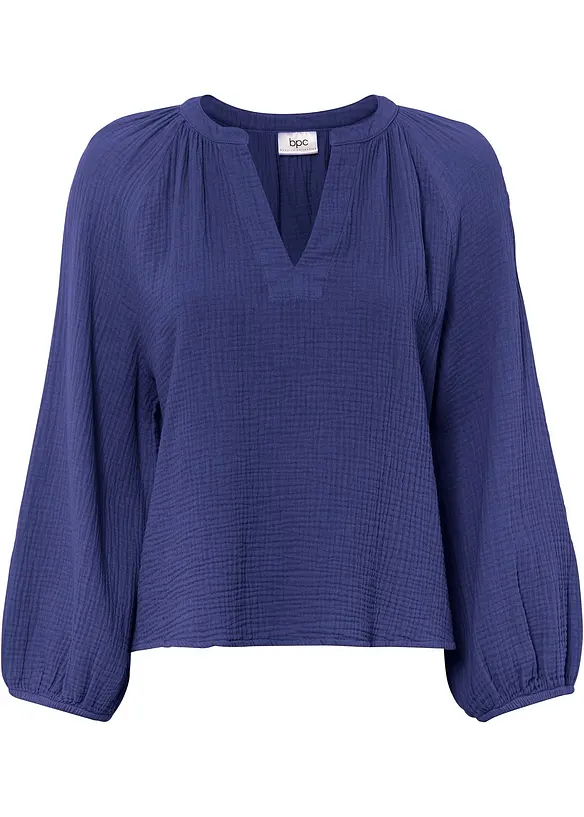Oversized blouse van mousseline, bonprix