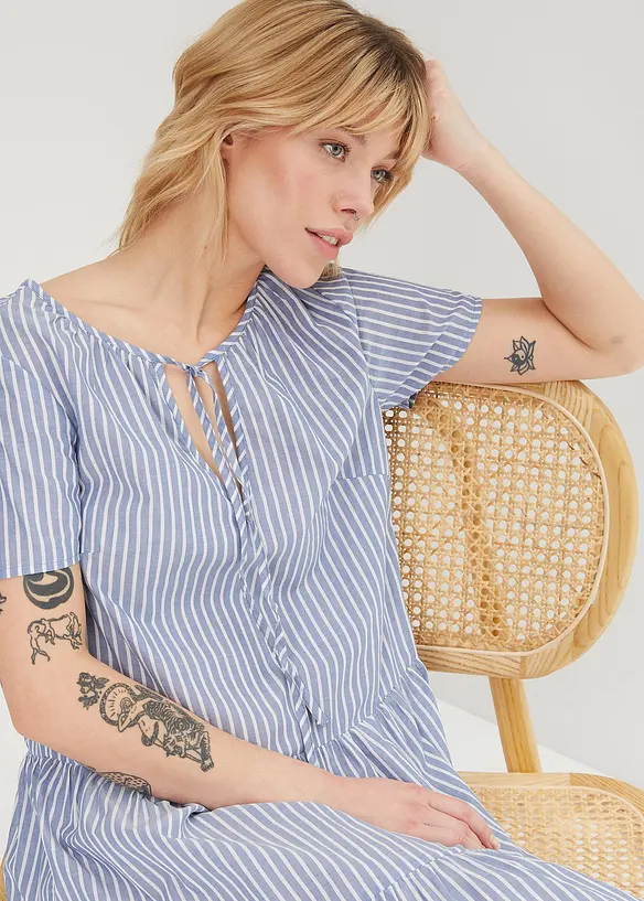 Zomerse tuniekjurk met strepen, bonprix