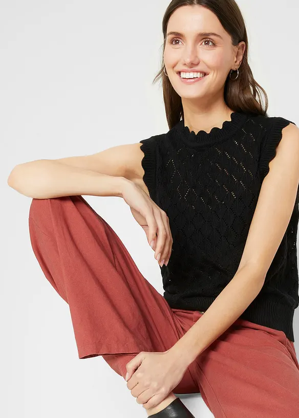 Spencer in gehaakte look, bonprix