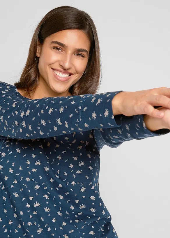 Longsleeve met print, bonprix