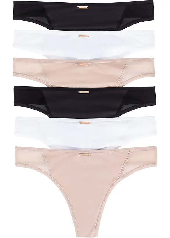 Feel Comfort string van microvezel (set van 6), bonprix