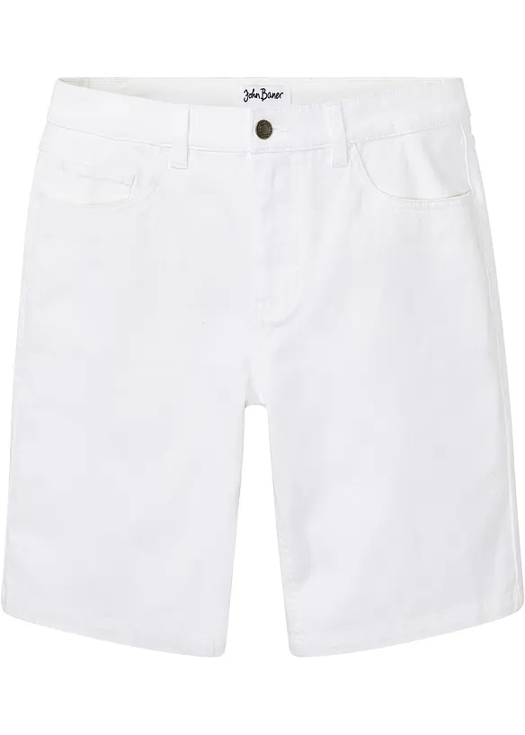Stretch jeans bermuda, classic fit, bonprix