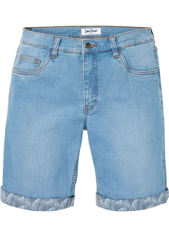 Stretch jeans bermuda, regular fit, bonprix