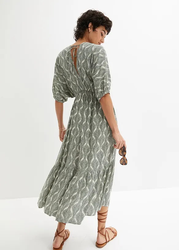 Maxi jurk van soepele viscose, bonprix