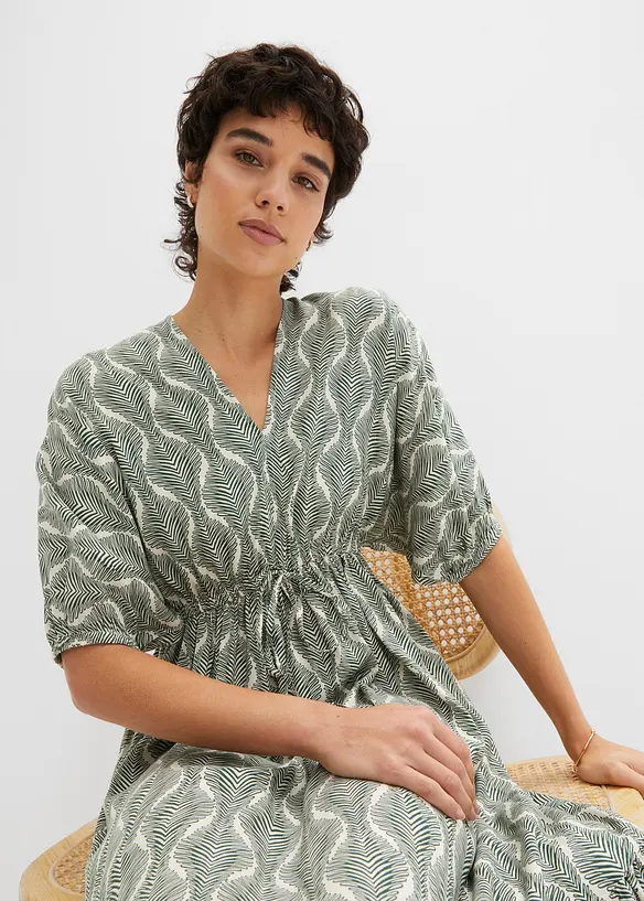 Maxi jurk van soepele viscose, bonprix