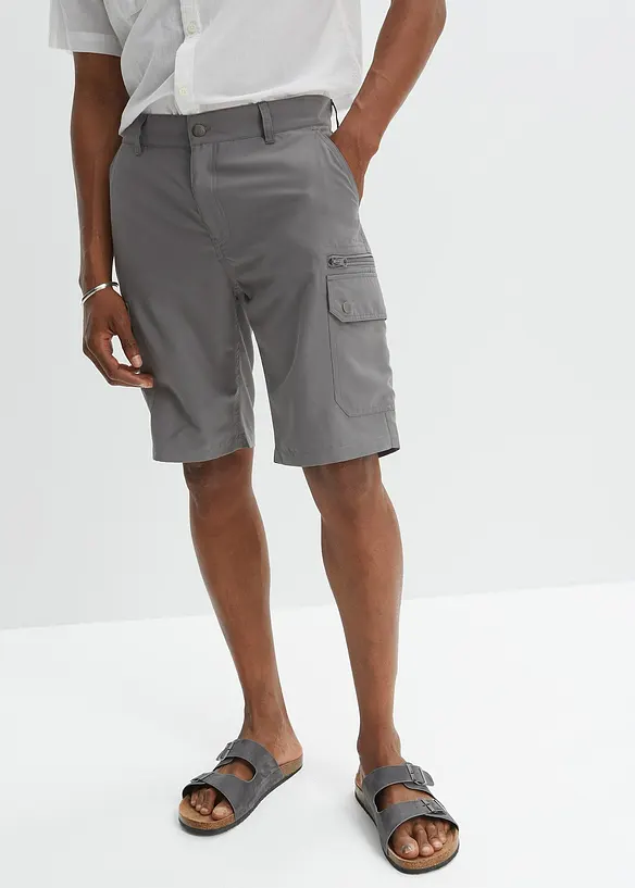 Microvezel cargo bermuda, regular fit, bonprix