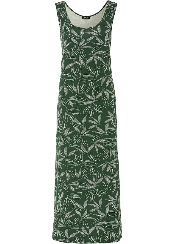 Maxi jurk met split en viscose, bonprix