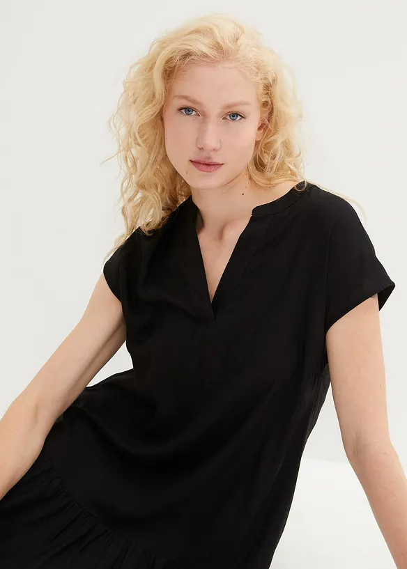 Knielange tuniekjurk van viscose, bonprix
