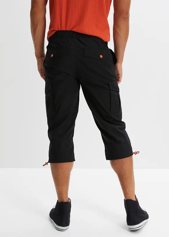 3/4 cargo instapbroek, slim fit, bonprix