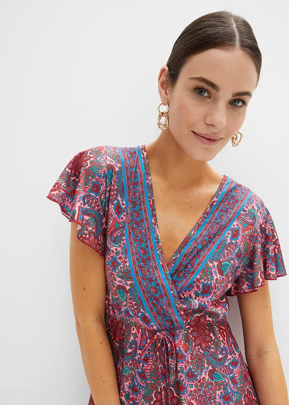 Gedessineerde maxi jurk, bonprix