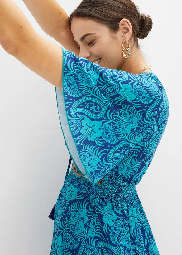 Gedessineerde jersey jurk, bonprix