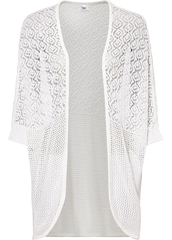 Lang ajour vest, bonprix