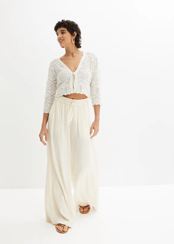 Ajour bolero met 3/4 mouwen, bonprix