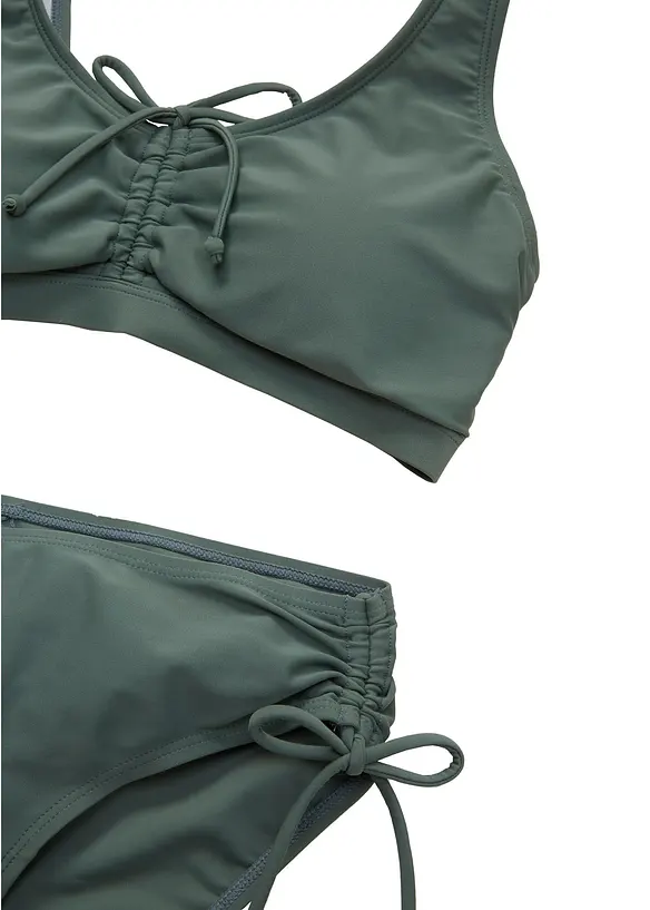 Bralette bikini met strikkoord (2-dlg. set), bonprix