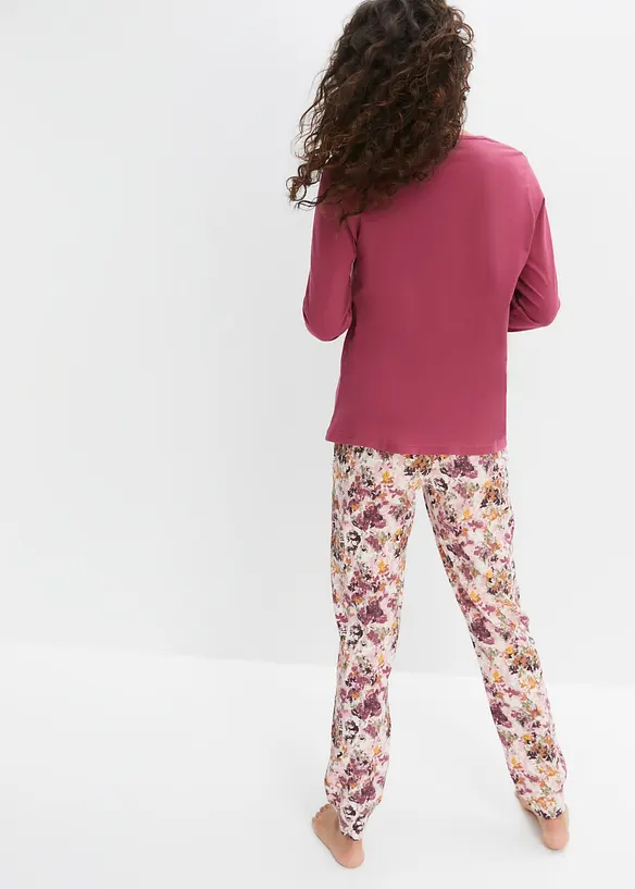 Pyjama van biologisch katoen, bonprix