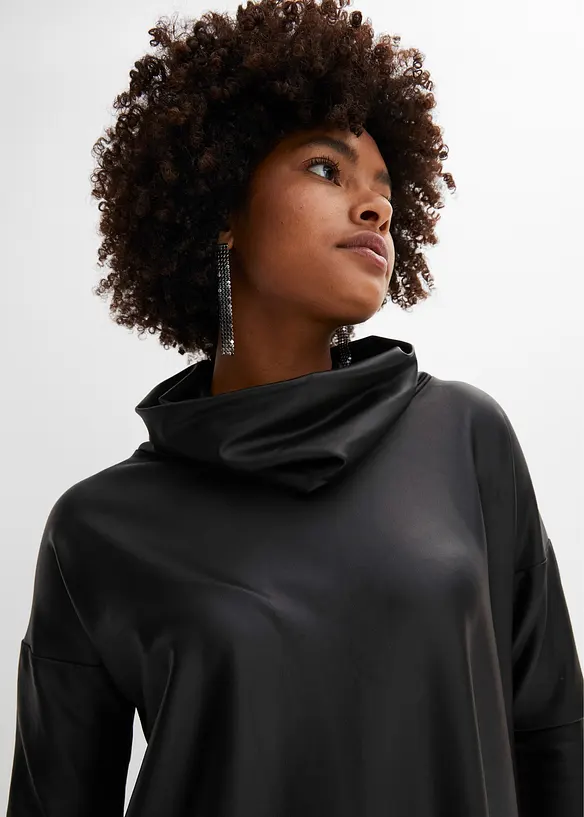 Imitatieleren jurk, bonprix