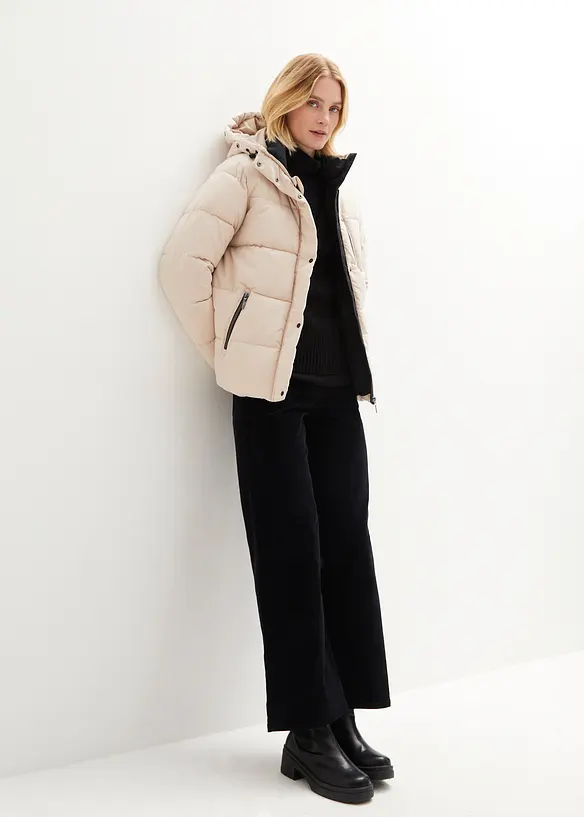 Longsleeve met col in een katoenmix (set van 2), bonprix