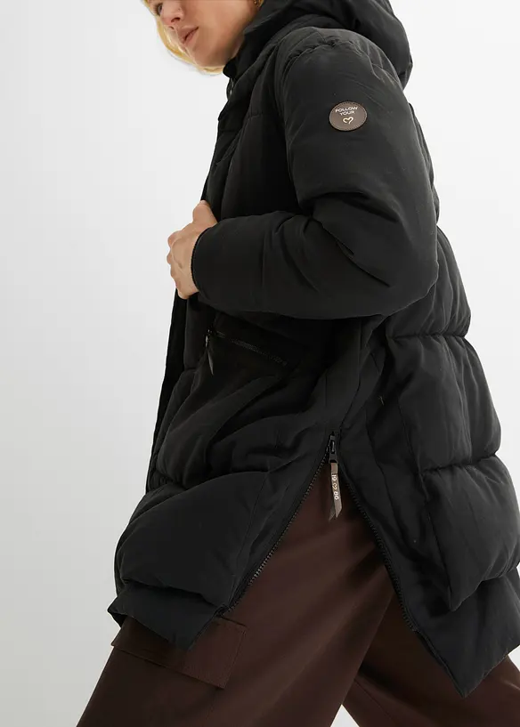 Oversized winterjas met capuchon van gerecycled polyester, bonprix