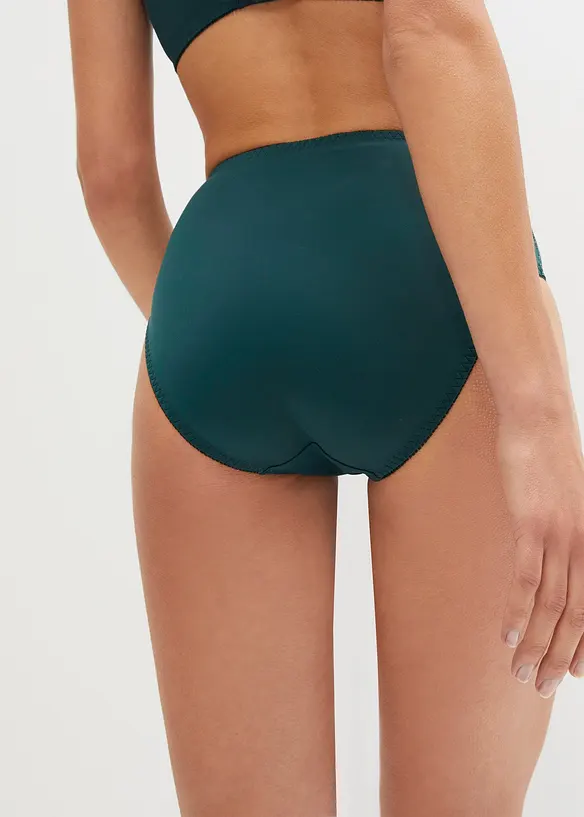 Maxislip met sierlijk kant (set van 2), bonprix