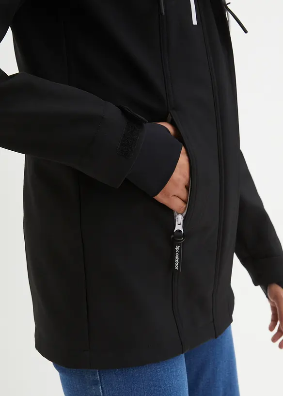 Softshell jas, waterafstotend, bonprix