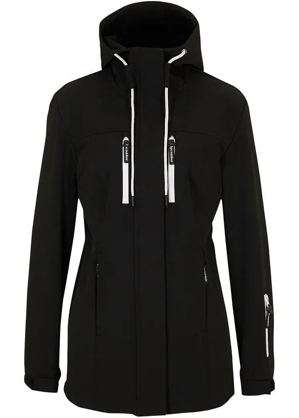 Softshell jas, waterafstotend, bonprix