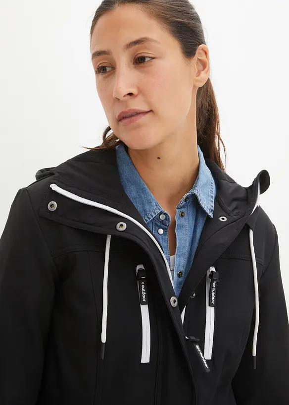 Softshell jas, waterafstotend, bonprix