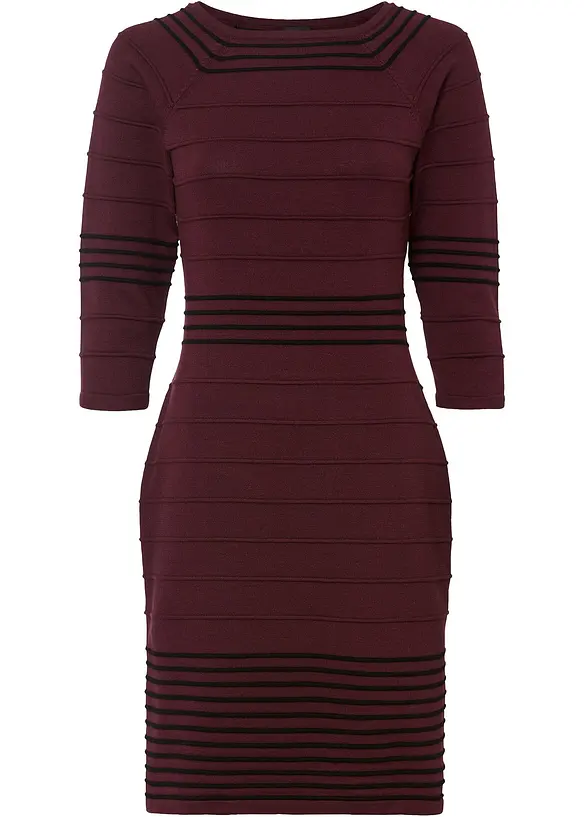 Gebreide jurk van soepele viscose, bonprix