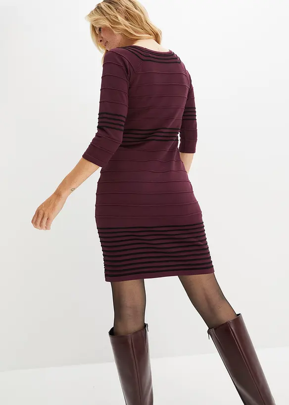 Gebreide jurk van soepele viscose, bonprix