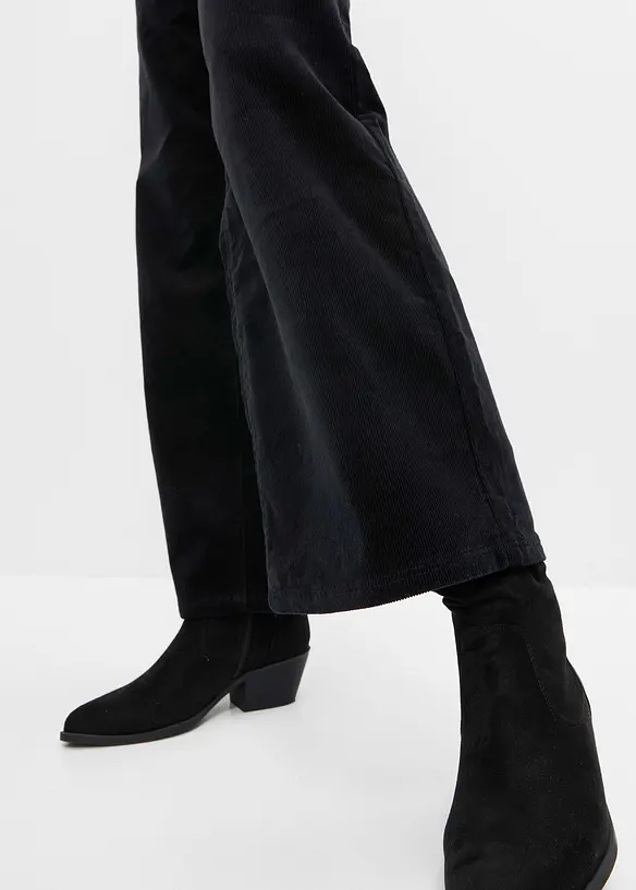 Corduroy broek in Marlene Dietrich stijl, bonprix