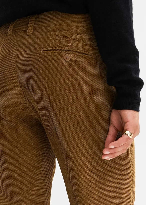 Regular fit chino van corduroy, straight, bpc selection