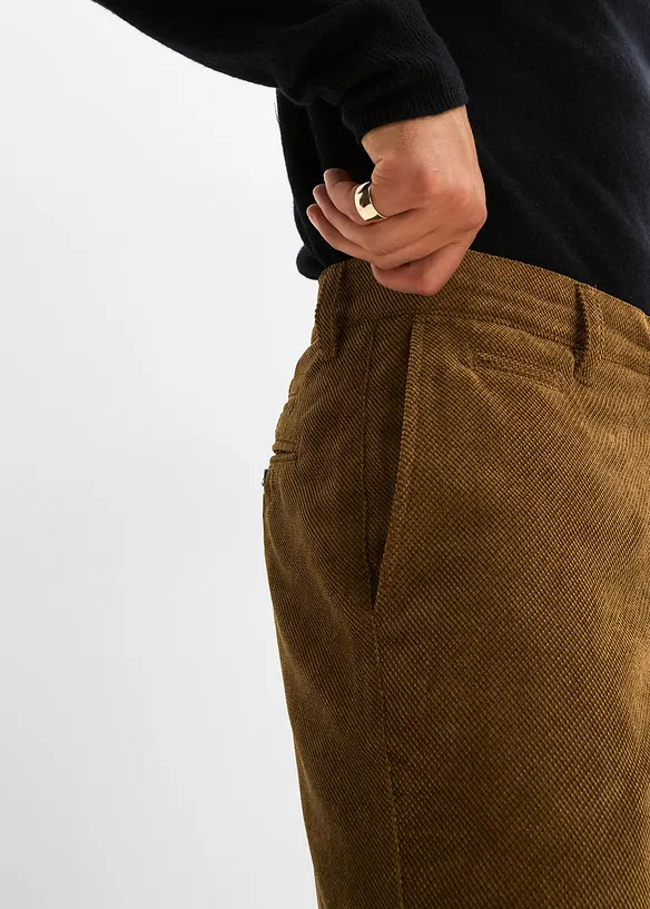 Regular fit chino van corduroy, straight, bpc selection