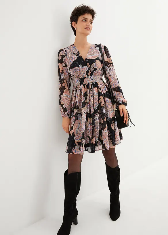 Chiffon jurk met paisley, bpc selection