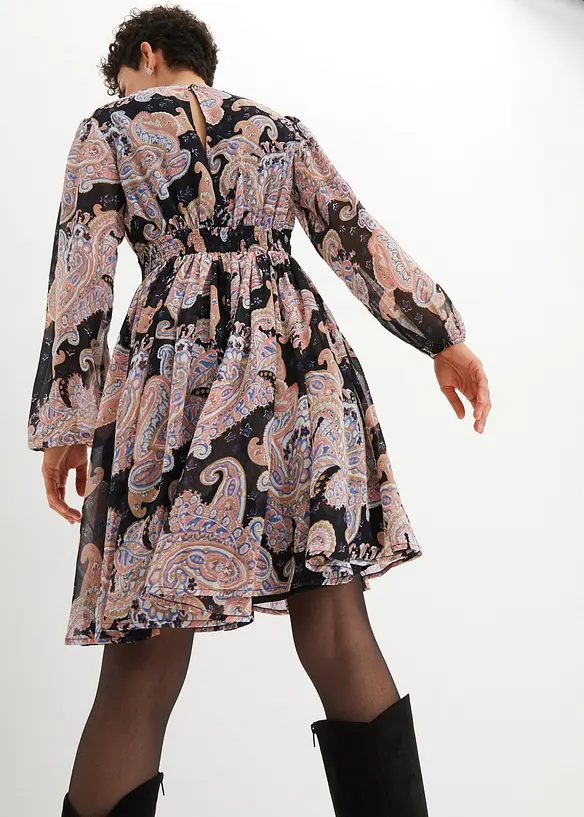 Chiffon jurk met paisley, bpc selection