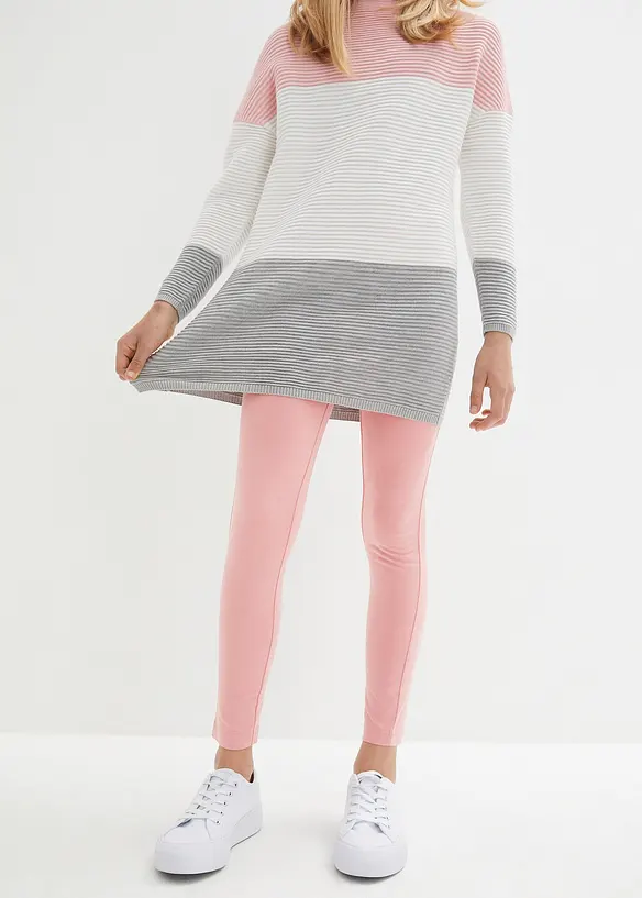 Legging van elastisch biologisch katoen (set van 3), bonprix