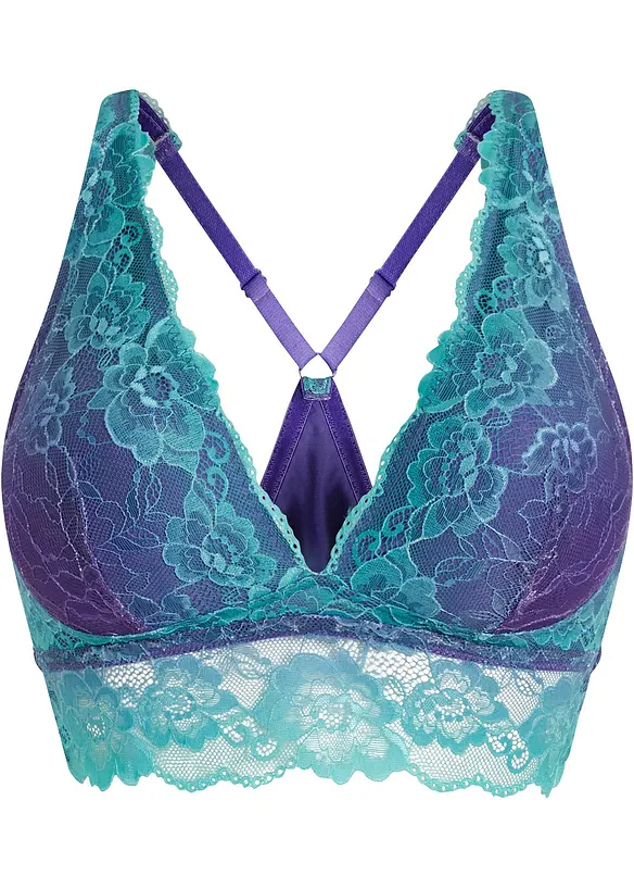 Bralette met fijn kant in kleurverloop, bonprix