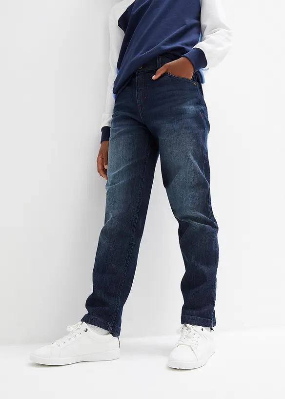 Jongens stretch jeans, loose fit, straight, bonprix