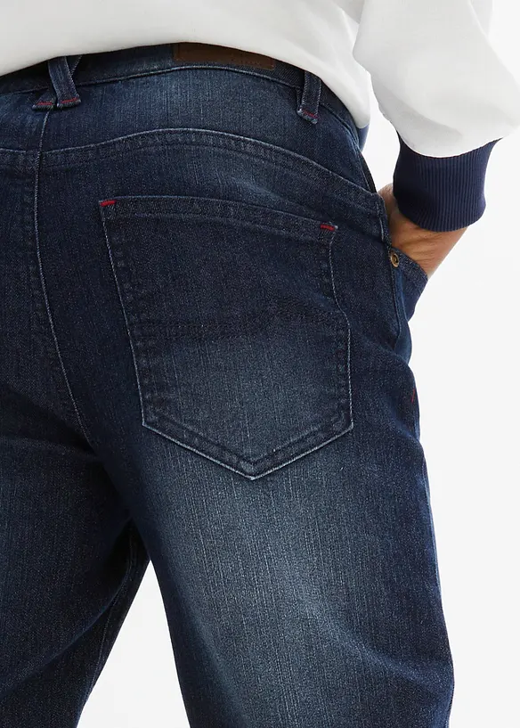 Jongens stretch jeans, loose fit, straight, bonprix