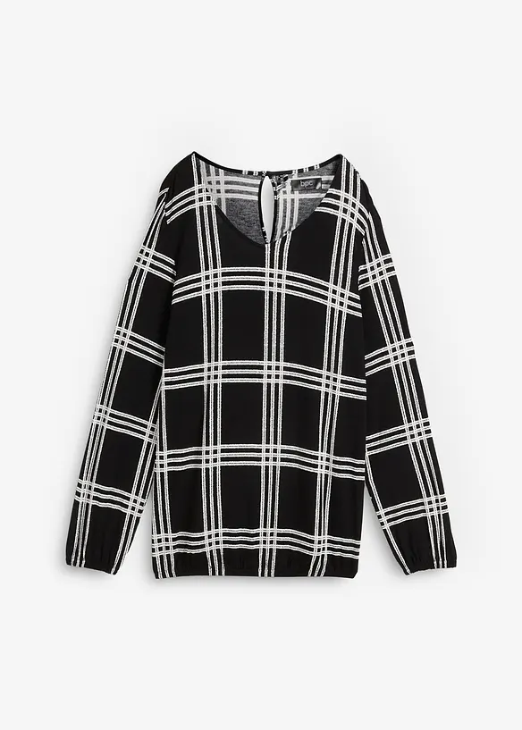 Longsleeve met elastische onderrand, bonprix