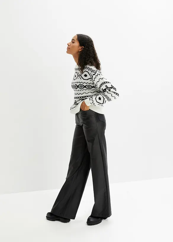 Imitatieleren Marlene Dietrich broek, RAINBOW