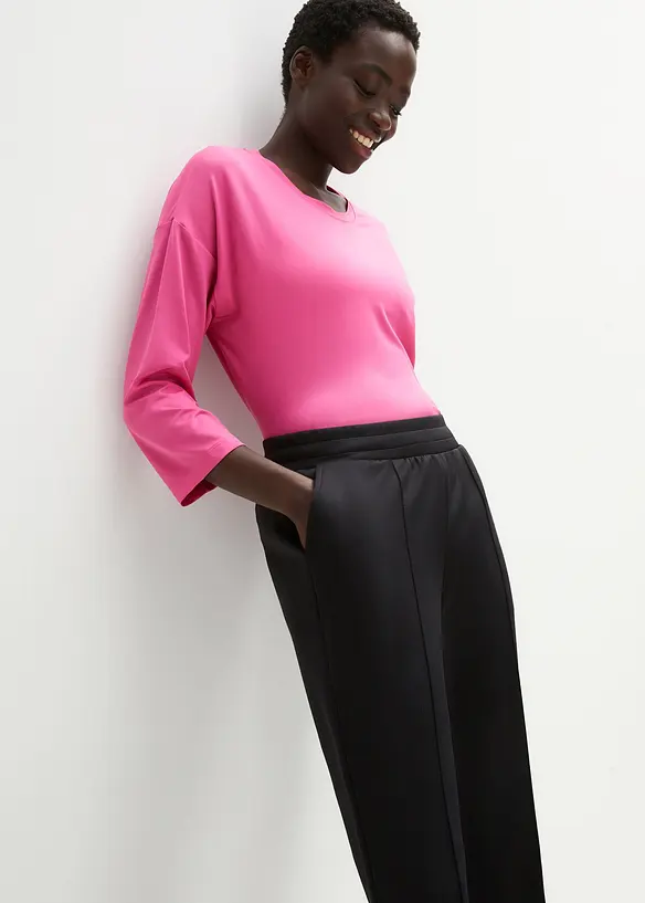Outdoor joggingbroek met wijde pijpen, sneldrogend, bonprix