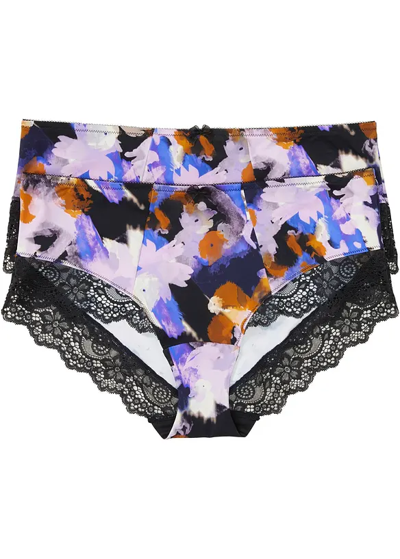 Maxi hipster met gerecycled polyamide (set van 2), bpc selection