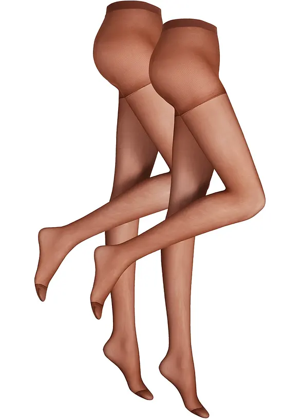 Panty (set van 2) 20den, bonprix