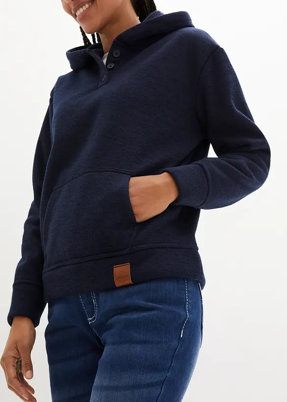 Knuffelzachte hoodie, bonprix