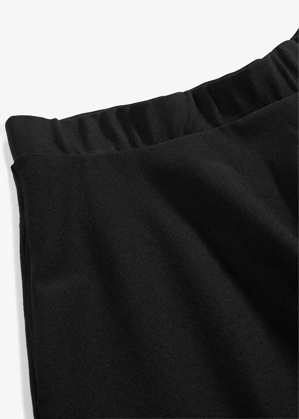 Midi rok van viscoseblend, knielengte, bonprix