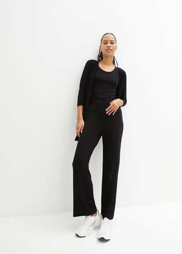 Loungewear huispak met viscose (3-dlg. set), bonprix