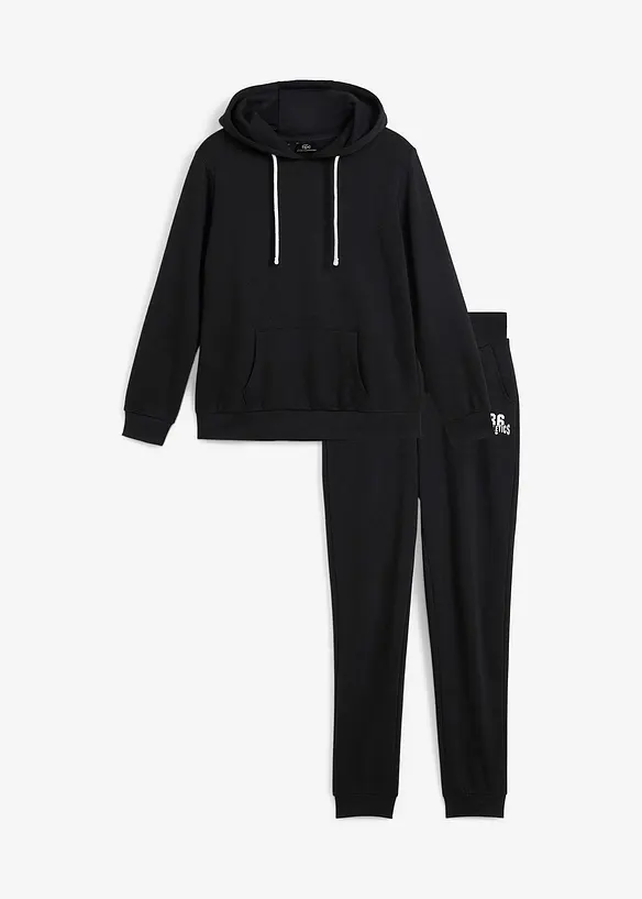 Joggingpak in een katoenmix (2-dlg. set), bonprix